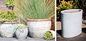 White Outdoor Pottery White Outdoor Pottery